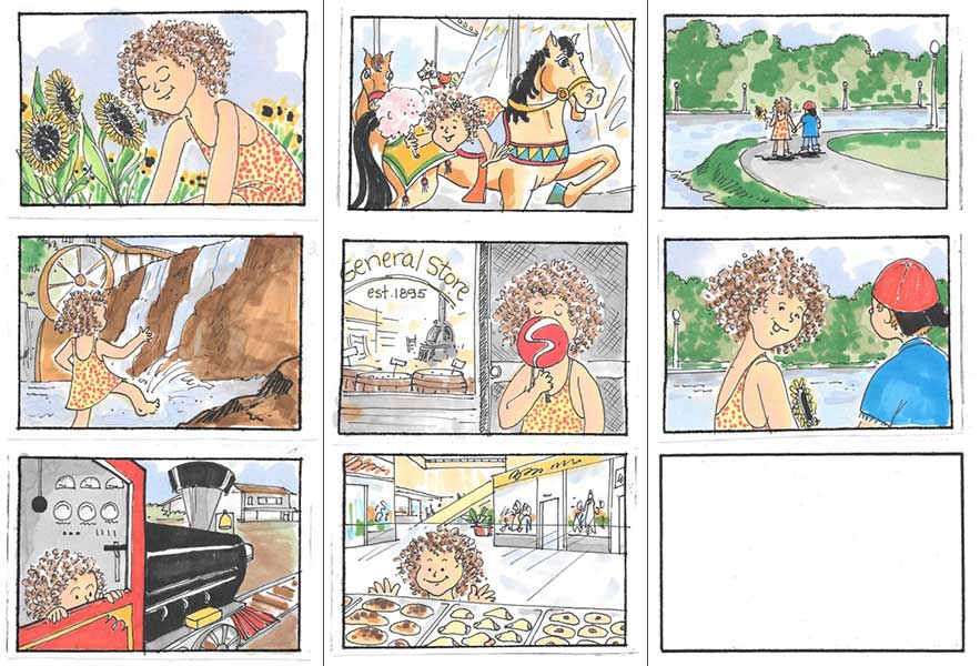 Little Girl Vignettes